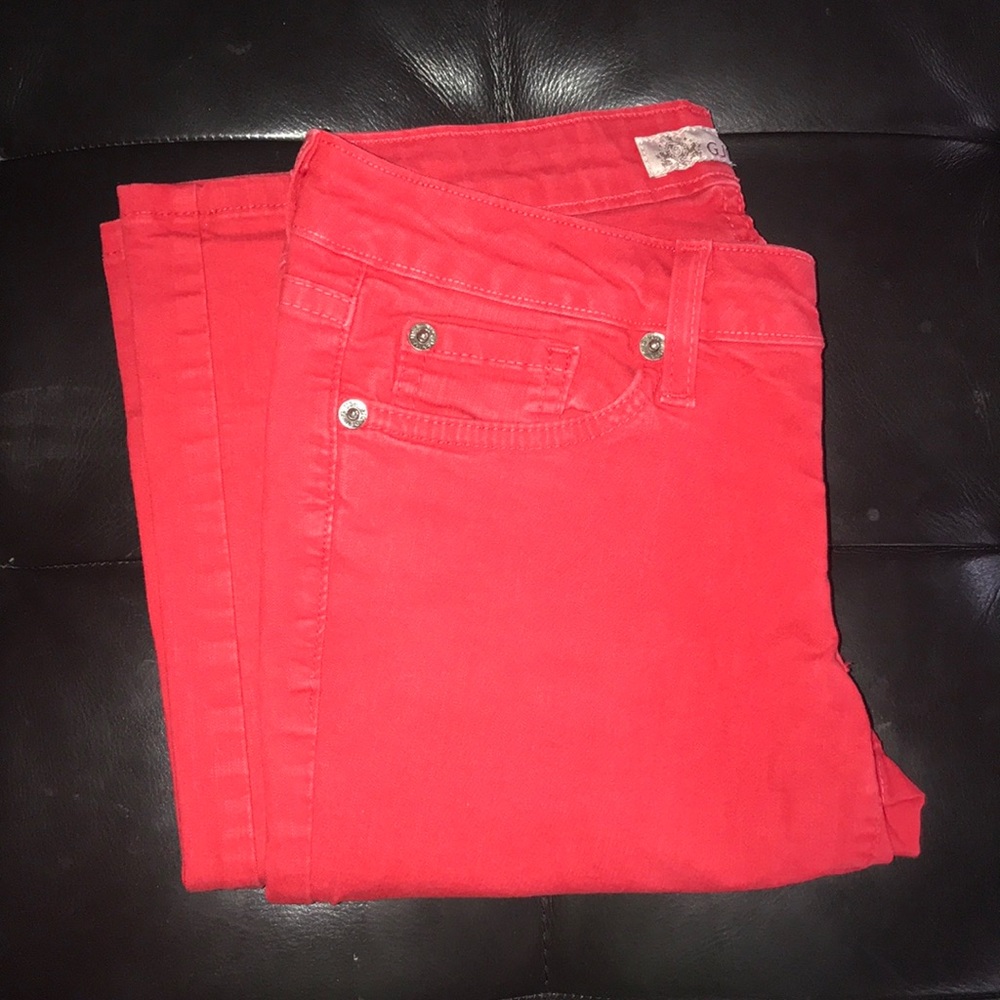 ❤️GJG Gently Used Red Skinny Jeans❤️